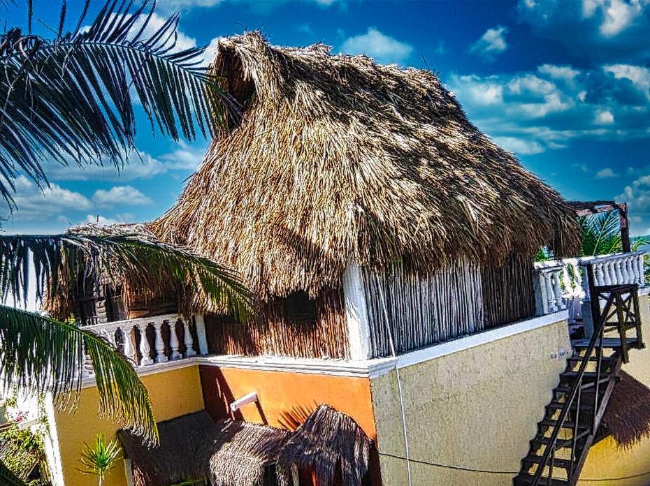 Beachfront Casa Maya Lodge El Cuyo Exterior foto